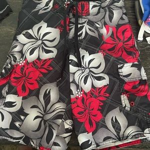 Hang ten boys size 10 swim trunks